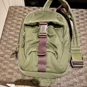 Vera Bradley Olive Green Crossbody Sling Bag